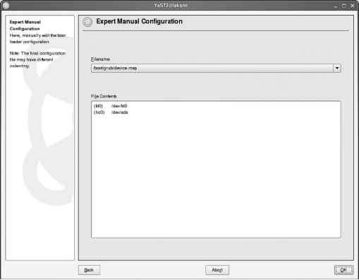 Grub Customizer Device Map