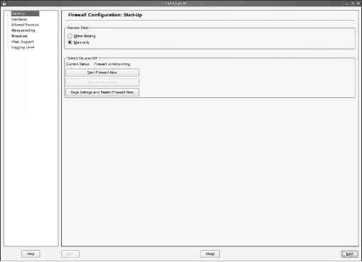 Yast2 Firewall