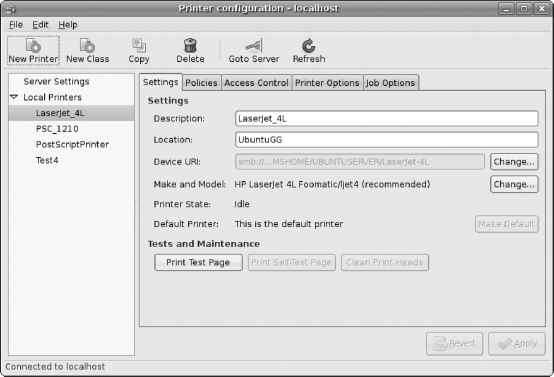 Ubuntu Linux Interface
